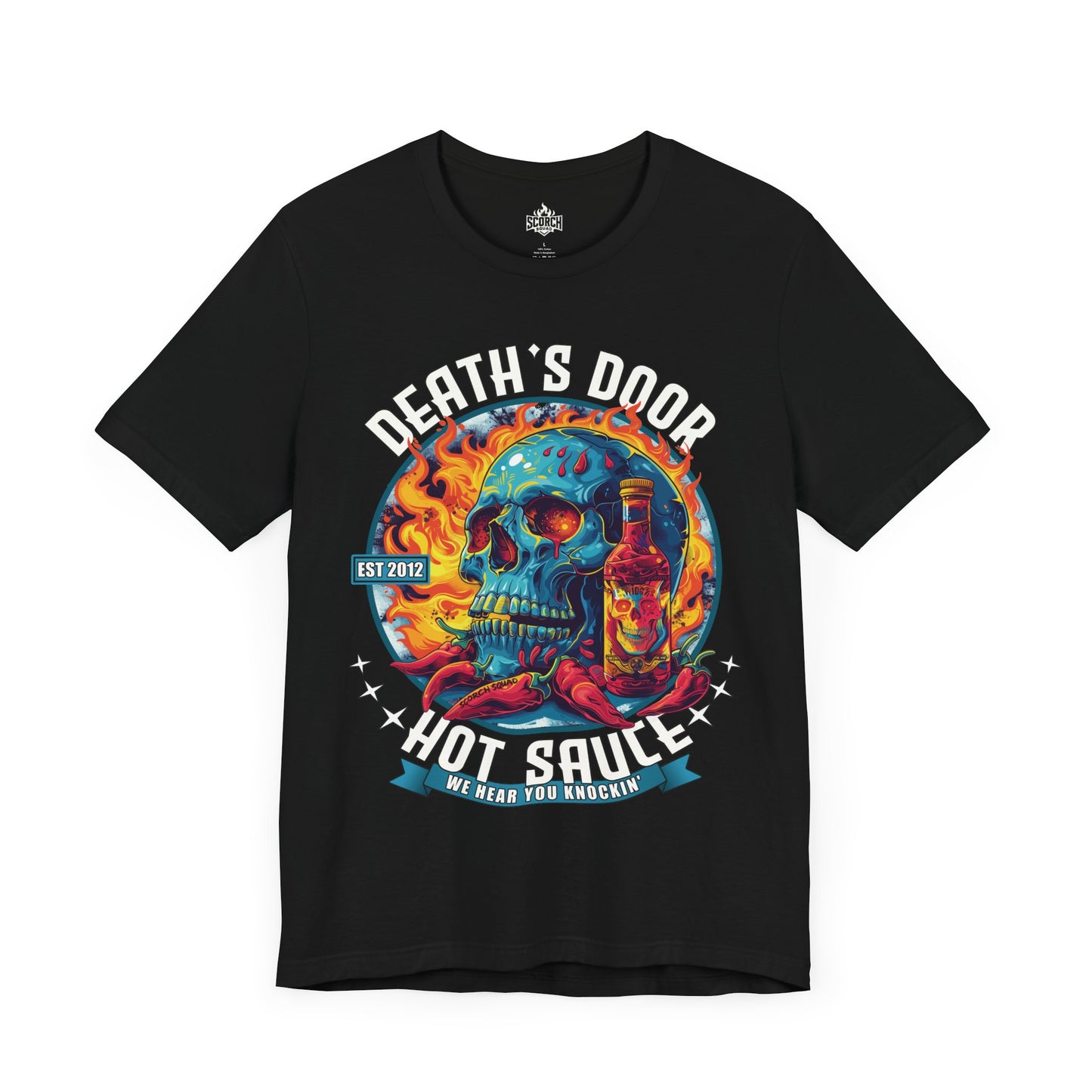 Death's Door Hot Sauce, We Hear You Knockin' T-Shirt