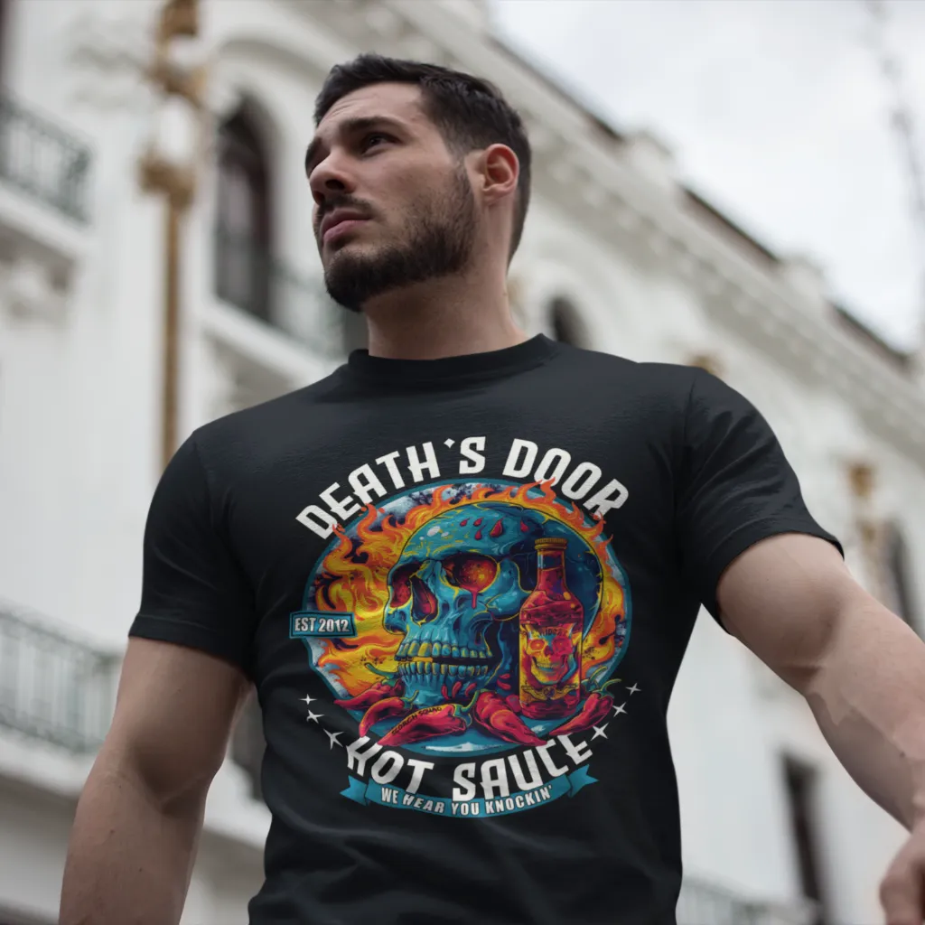 Death's Door Hot Sauce, We Hear You Knockin' T-Shirt