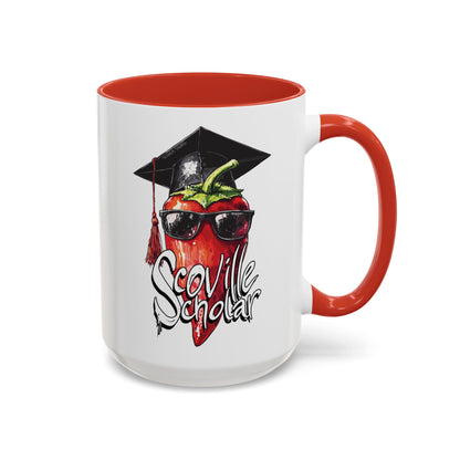 Scoville Scholar, Graduate Pepper Accent Mug