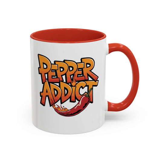 Pepper Addict, Pepper Lovers Accent Mug