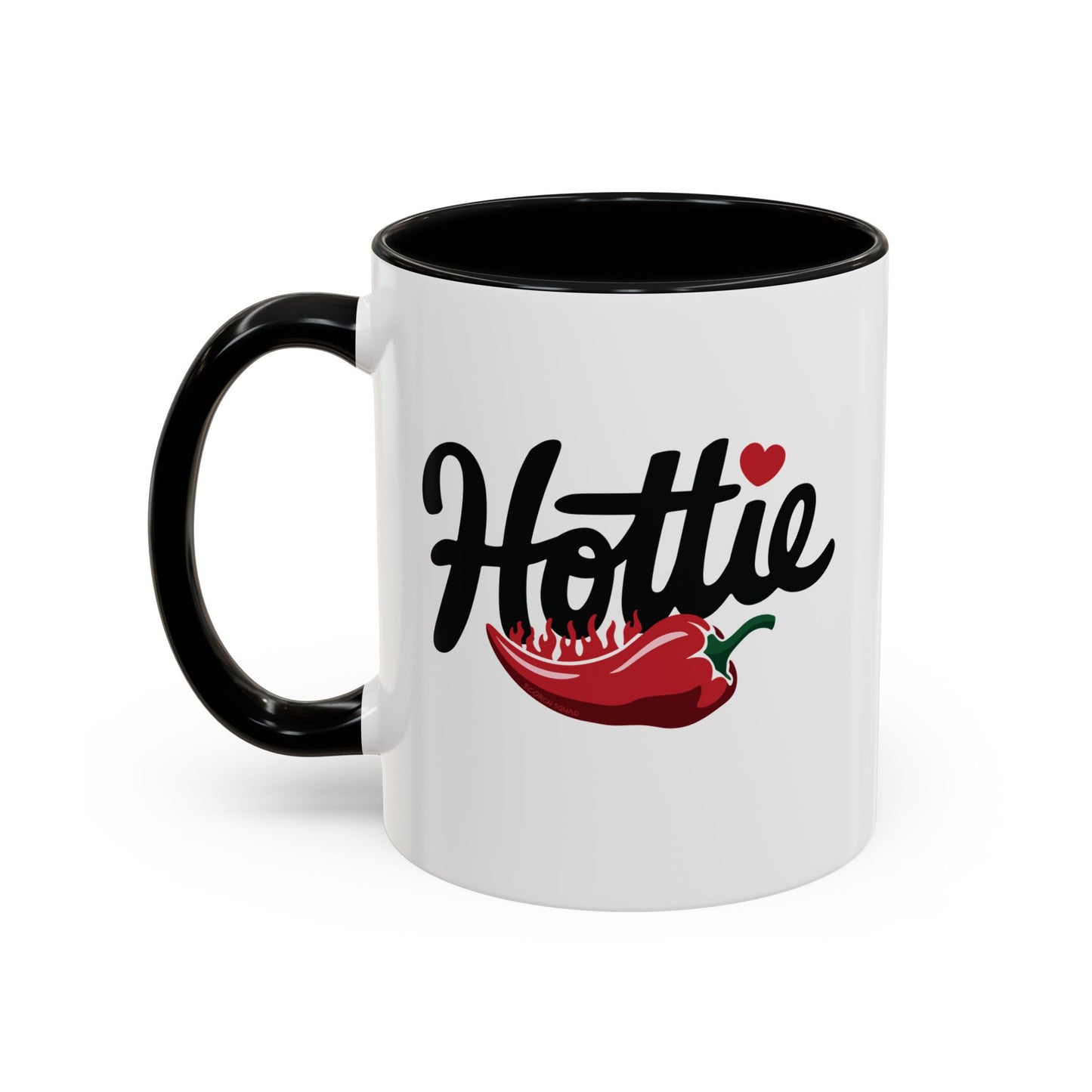 Hottie, Flaming Pepper Accent Mug