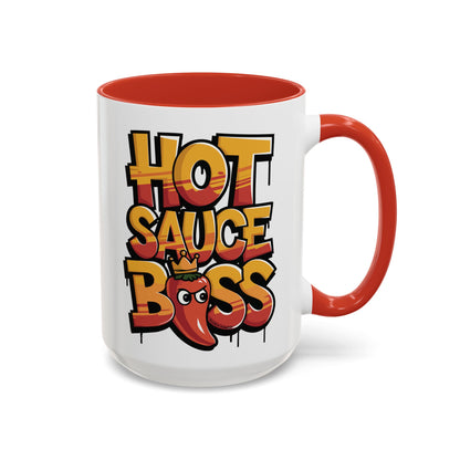 Hot Sauce Boss, Spicy Accent Mug