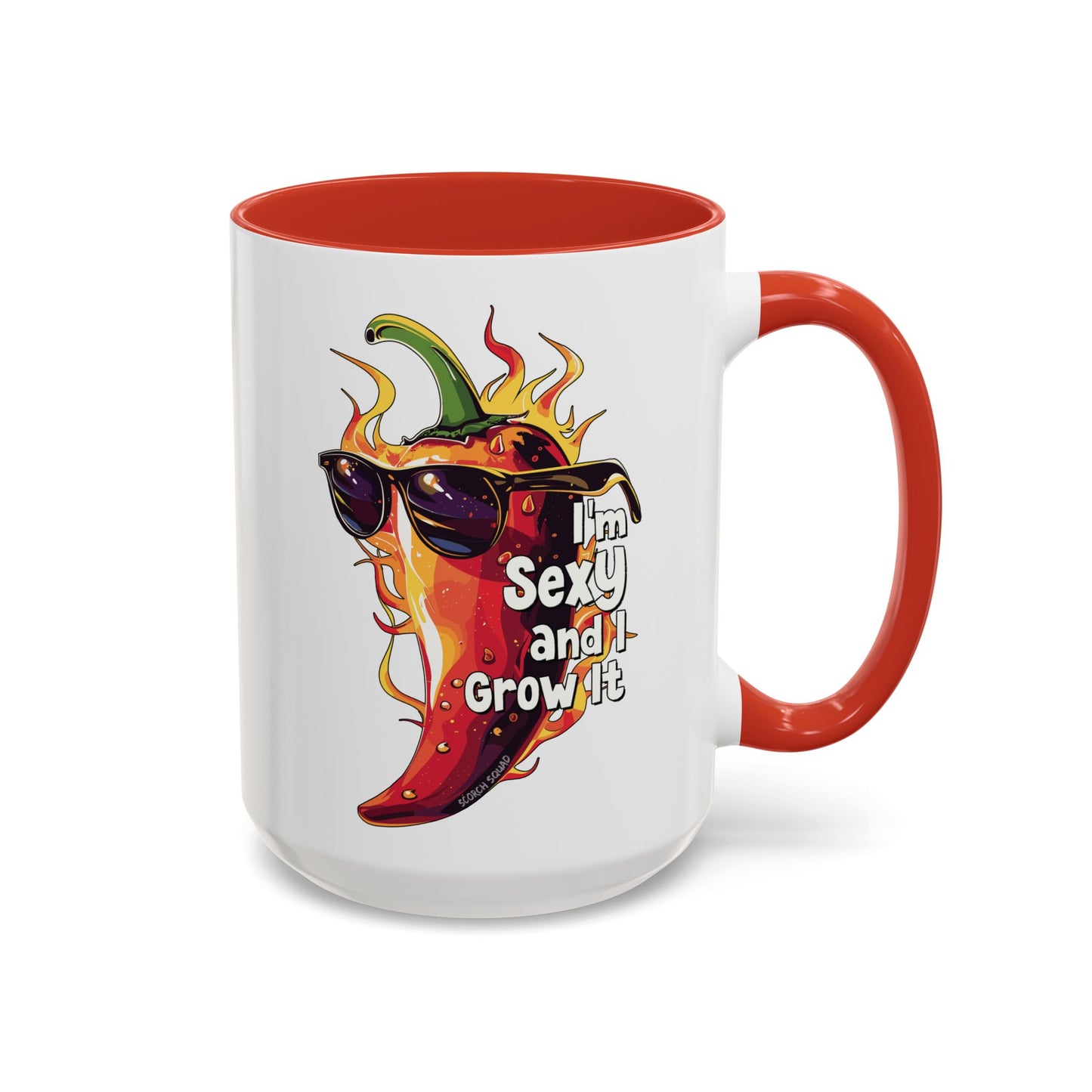 I'm Sexy And I Grow It, Hot Pepper Accent Mug