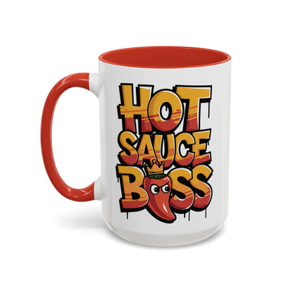 Hot Sauce Boss, Spicy Accent Mug