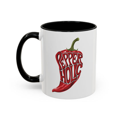 Pepperholic, Hot Chili Pepper Accent Mug