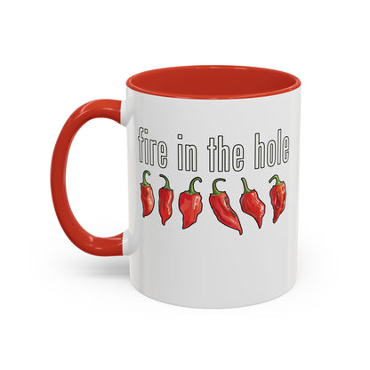 Fire In The Hole, Hot Pepper Accent Mug