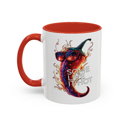 Some Like It Hot, Flaming Pepper Accent Mug