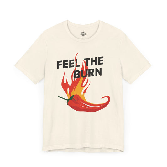 Feel The Burn, Flaming Pepper Short Sleeve T-Shirt