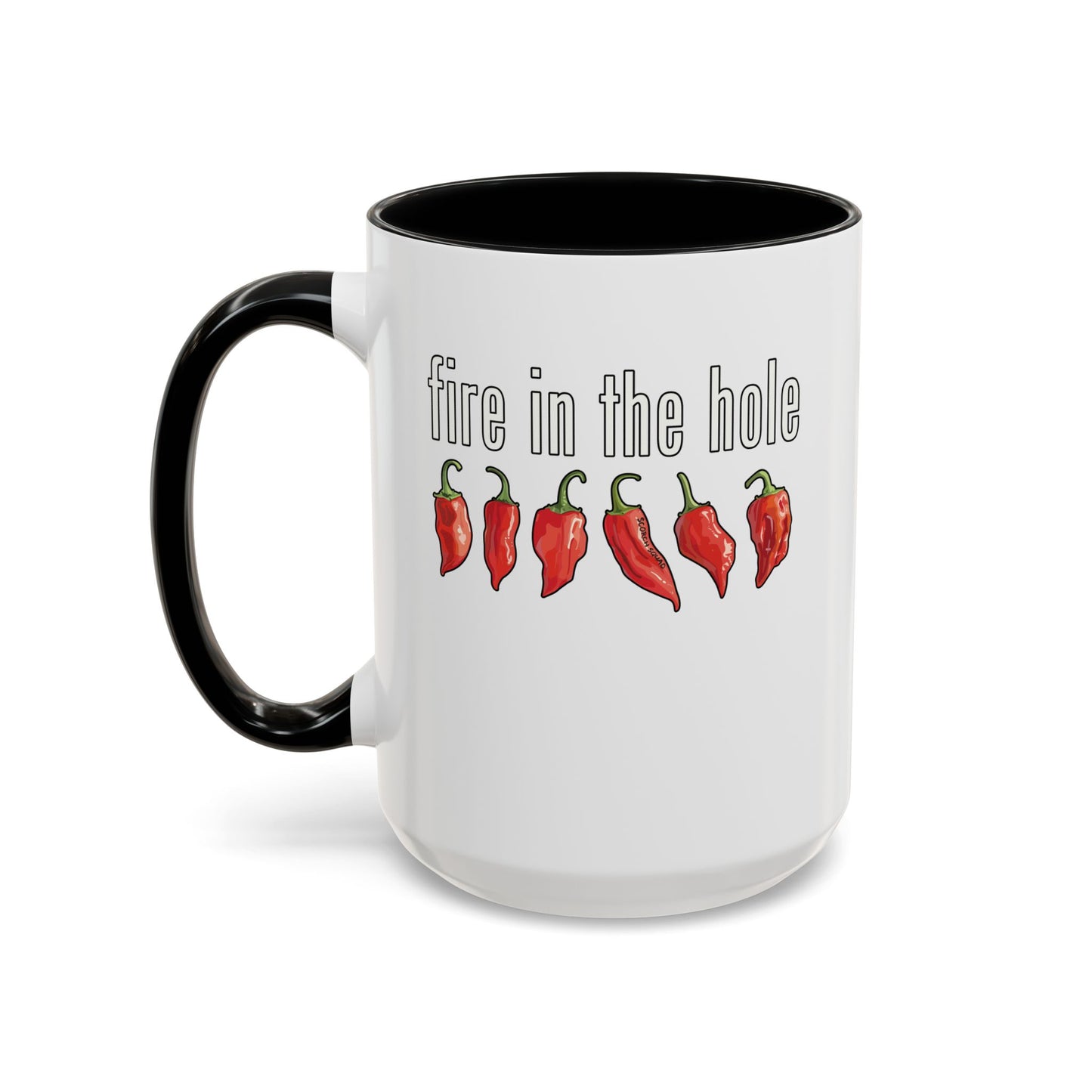 Fire In The Hole, Hot Pepper Accent Mug