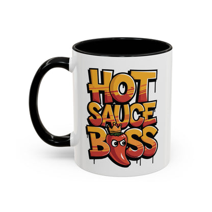 Hot Sauce Boss, Spicy Accent Mug