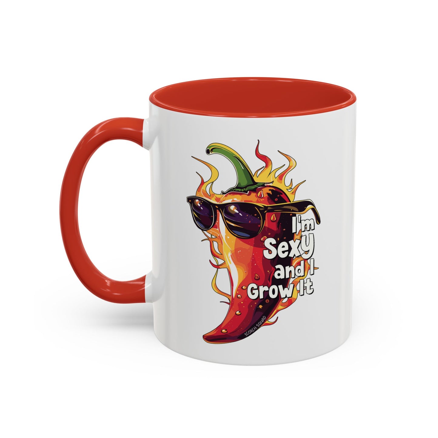 I'm Sexy And I Grow It, Hot Pepper Accent Mug