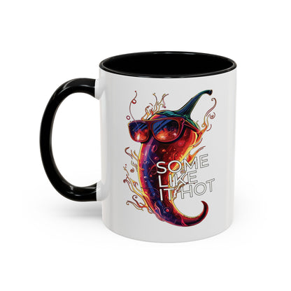 Some Like It Hot, Flaming Pepper Accent Mug