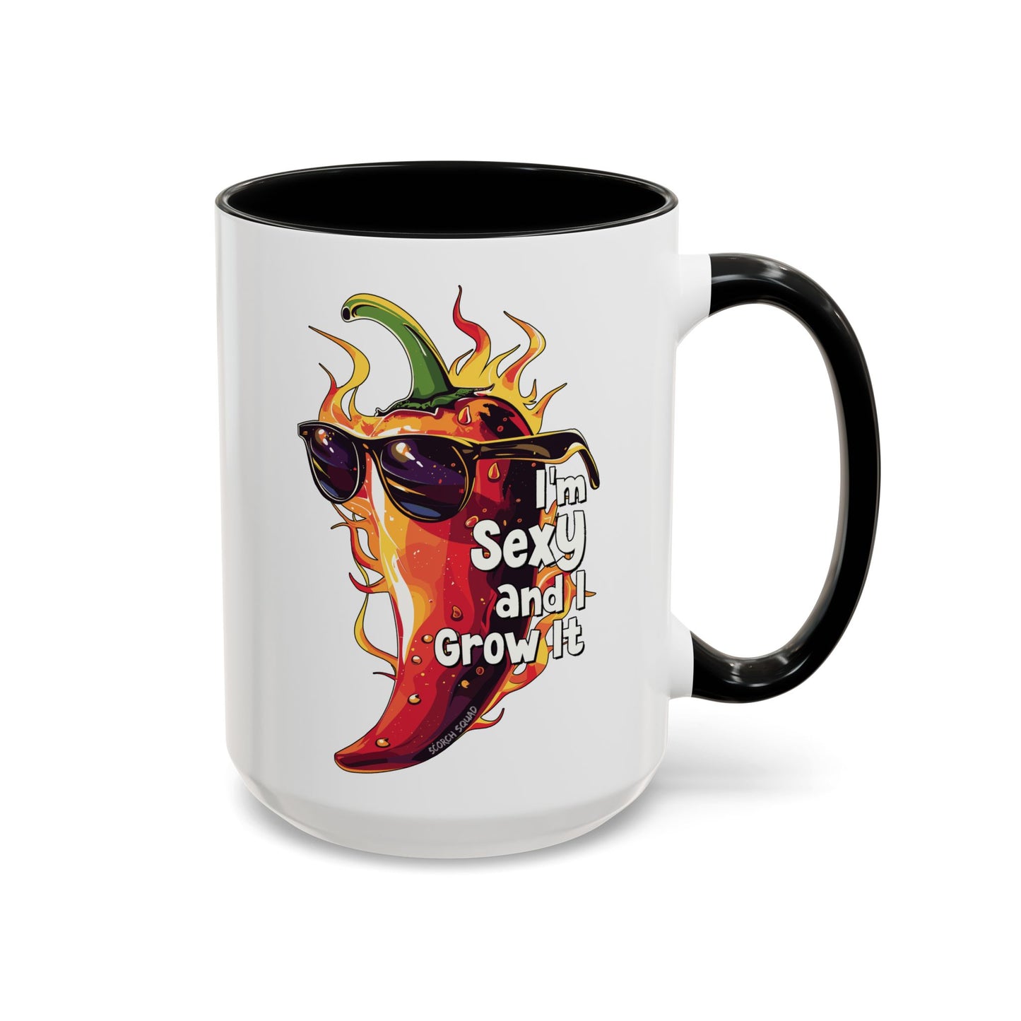 I'm Sexy And I Grow It, Hot Pepper Accent Mug