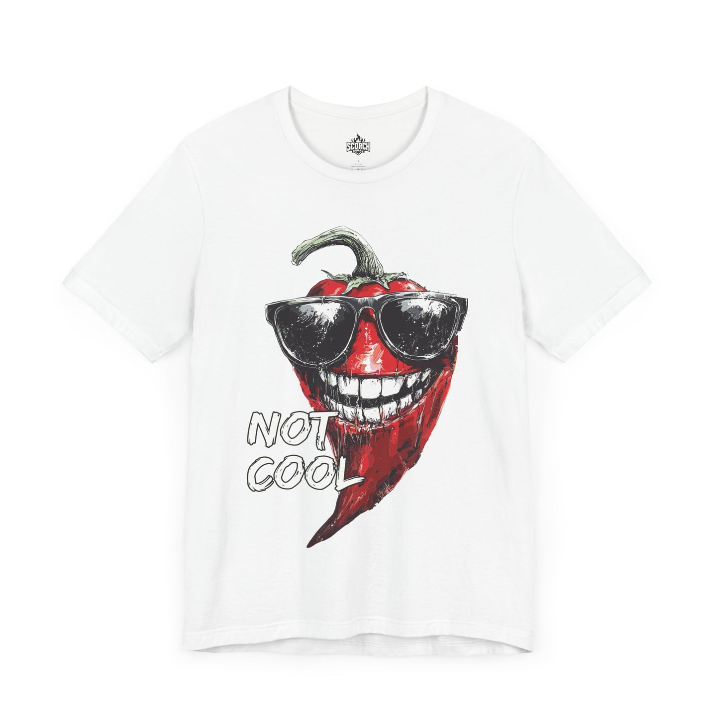 Not Cool, Smiling Hot Pepper in Sunglasses Tee Shirt