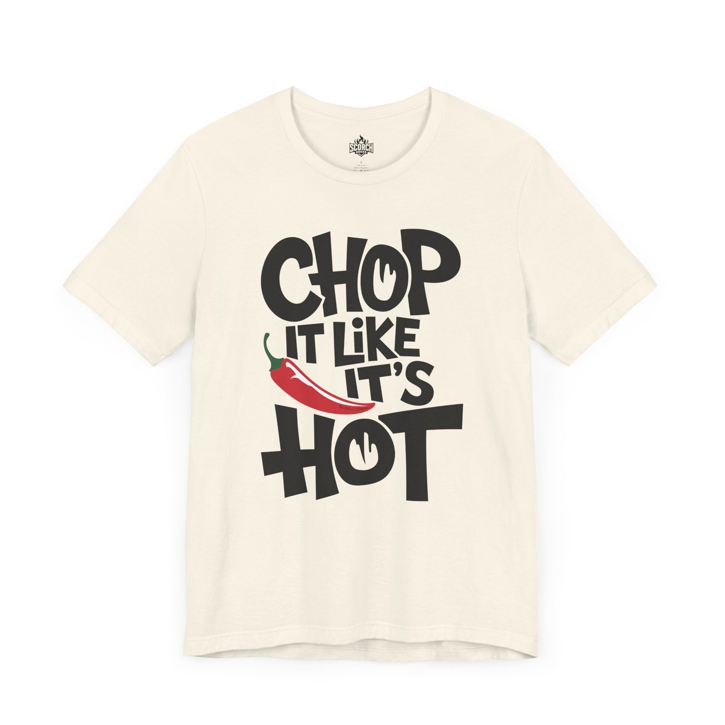 Chop It Like It's Hot, Pepper Short Sleeve T-Shirt