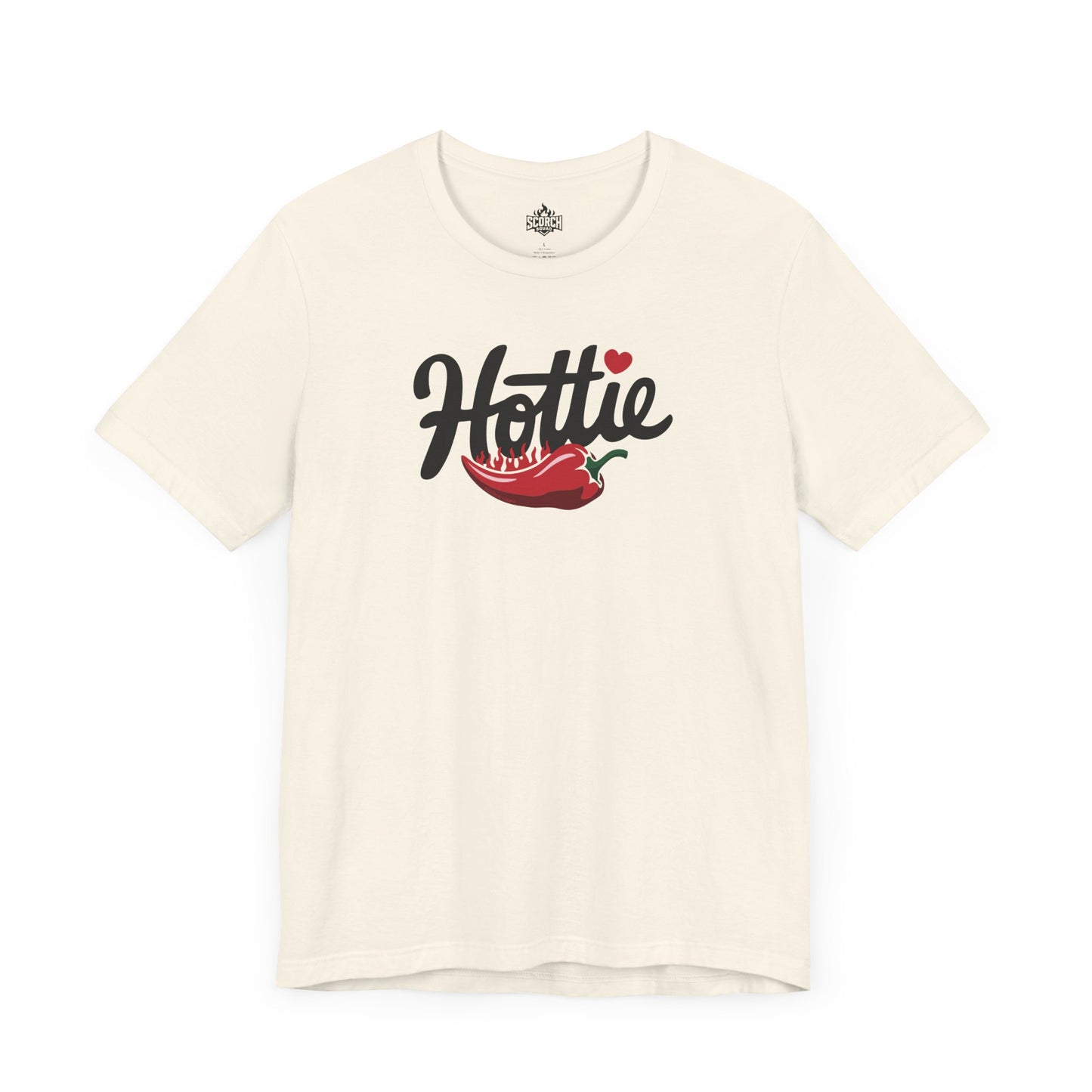 Hottie, Flaming Pepper Short Sleeve T-Shirt