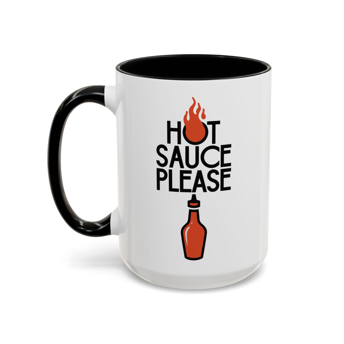 Hot Sauce Please Accent Mug, Celebrate Your Love for Spice