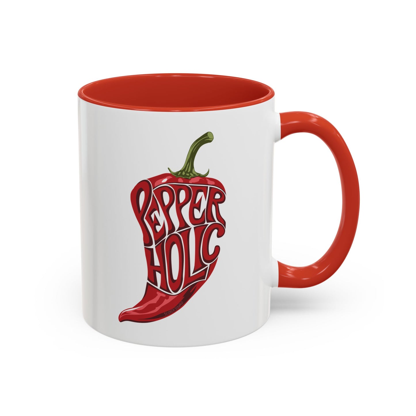 Pepperholic, Hot Chili Pepper Accent Mug