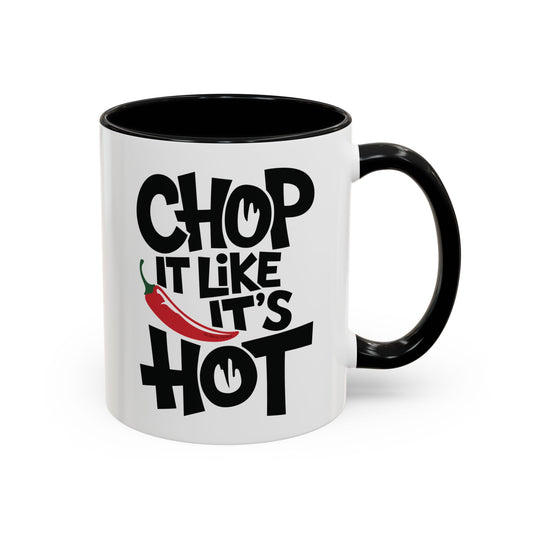 Chop It Like It’s Hot, Pepper Accent Mug