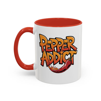 Pepper Addict, Pepper Lovers Accent Mug