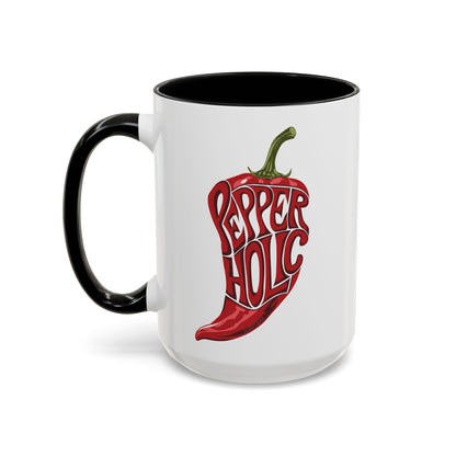 Pepperholic, Hot Chili Pepper Accent Mug