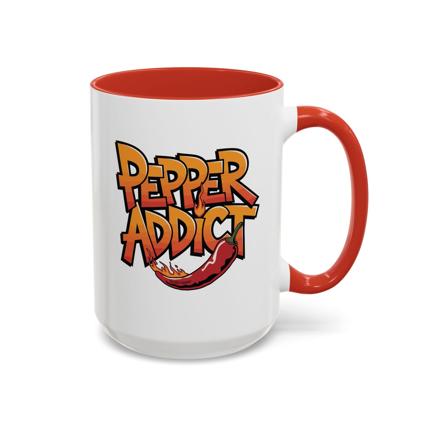 Pepper Addict, Pepper Lovers Accent Mug