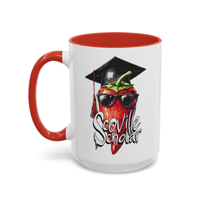 Scoville Scholar, Graduate Pepper Accent Mug