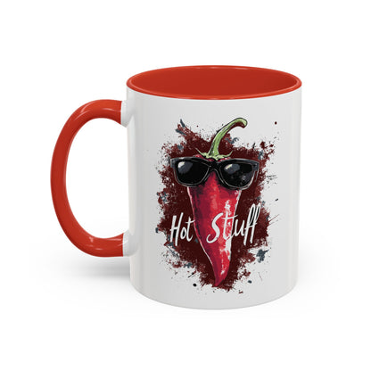 Hot Stuff, Pepper in Sunglasses Accent Mug