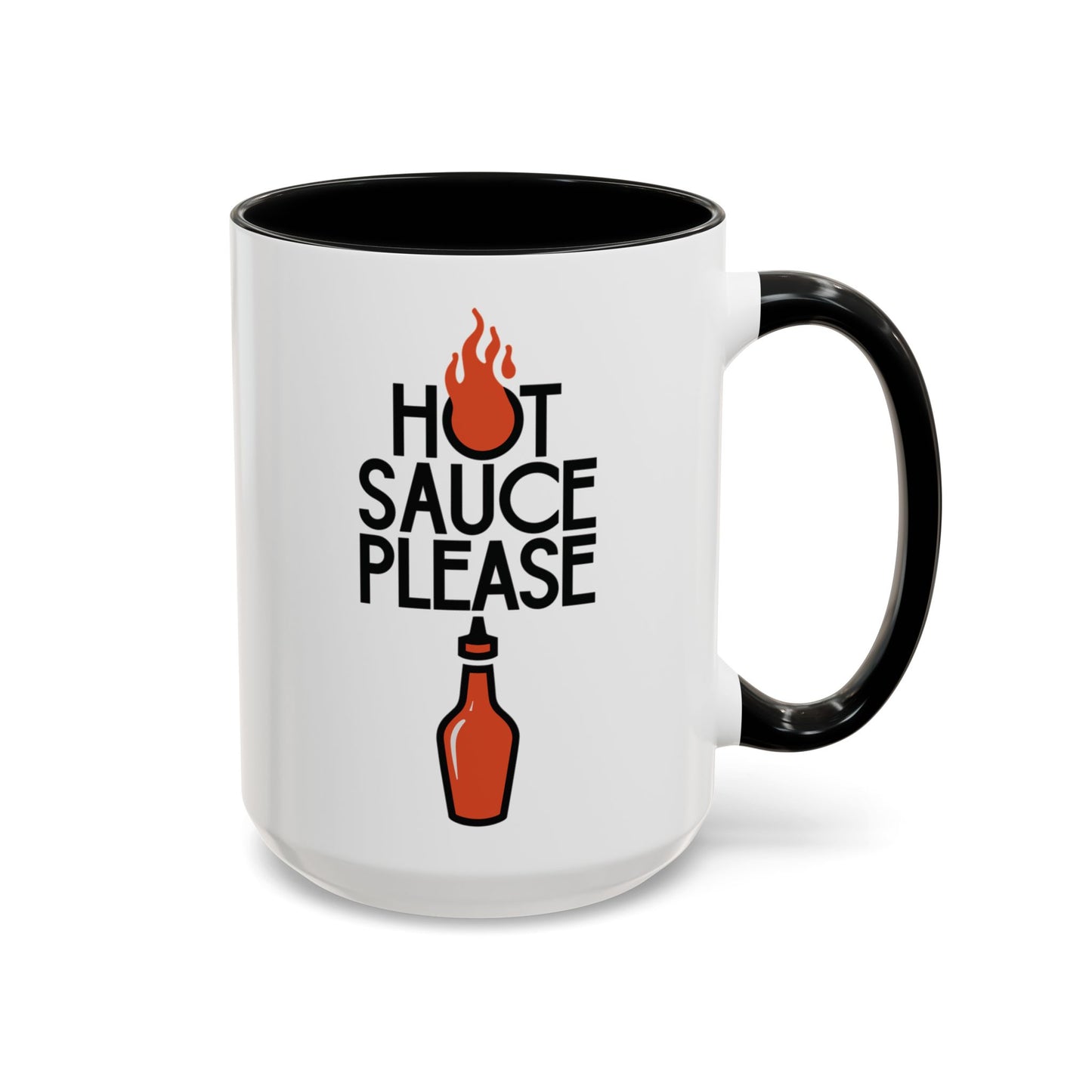 Hot Sauce Please Accent Mug, Celebrate Your Love for Spice