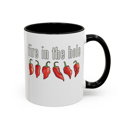 Fire In The Hole, Hot Pepper Accent Mug