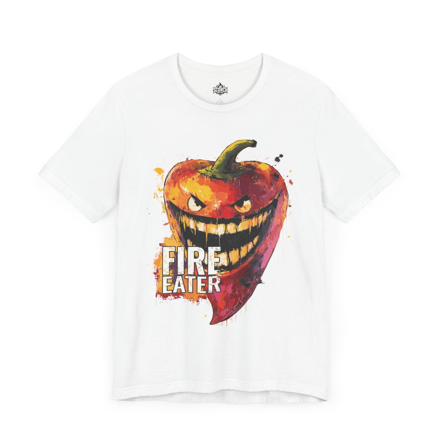 Fire Eater, Sinister Hot Pepper Short Sleeve T-Shirt