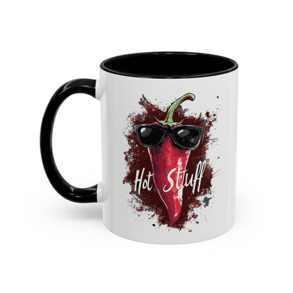 Hot Stuff, Pepper in Sunglasses Accent Mug