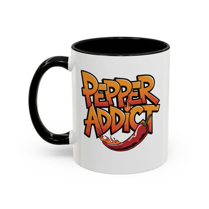 Pepper Addict, Pepper Lovers Accent Mug