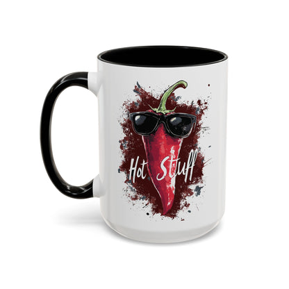 Hot Stuff, Pepper in Sunglasses Accent Mug