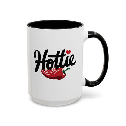 Hottie, Flaming Pepper Accent Mug