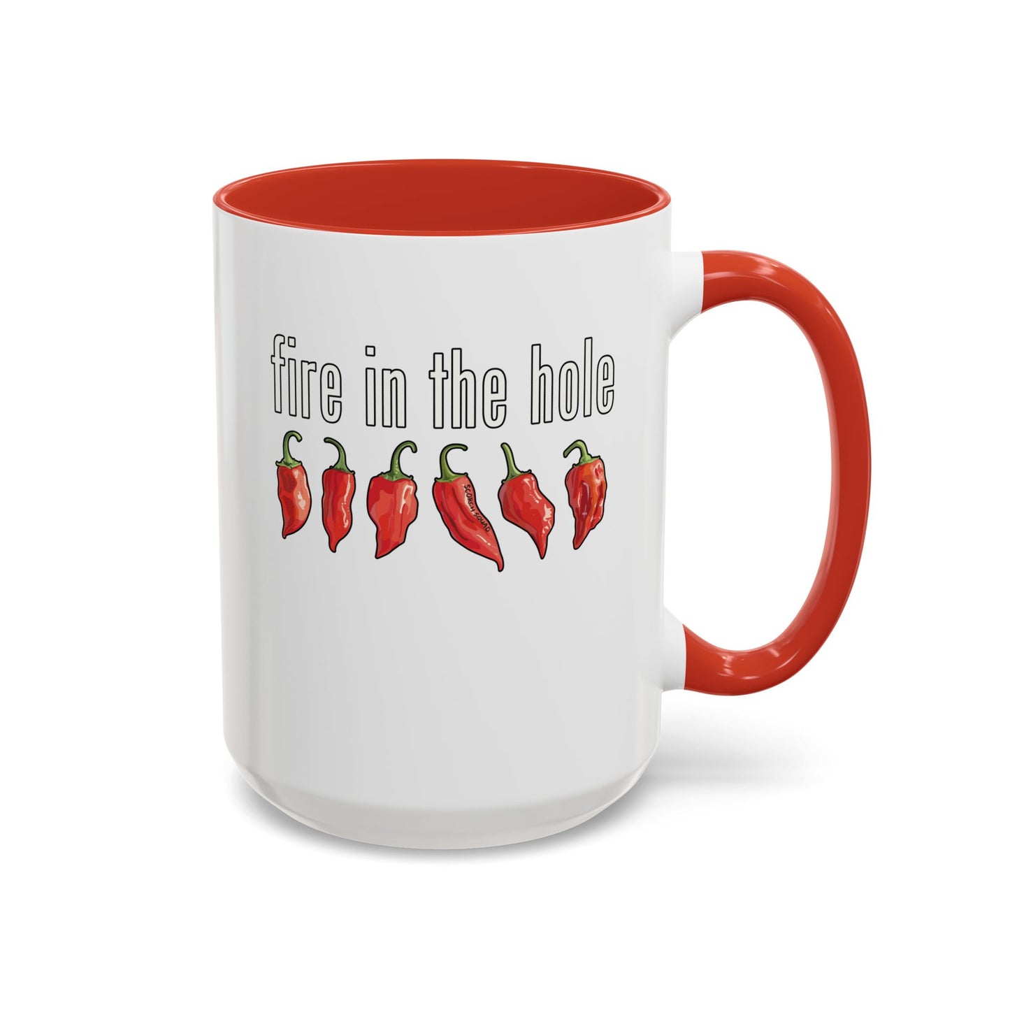 Fire In The Hole, Hot Pepper Accent Mug