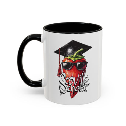 Scoville Scholar, Graduate Pepper Accent Mug