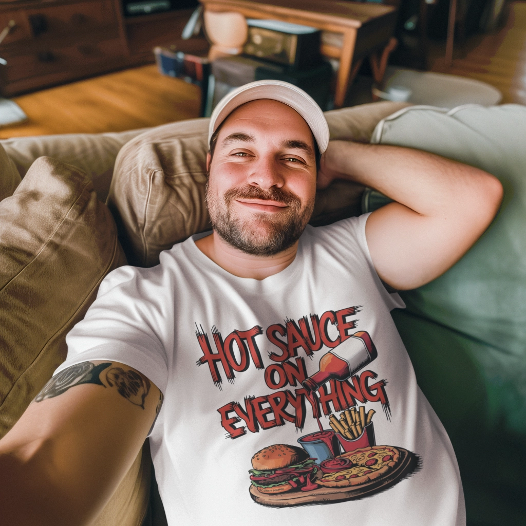 hot-sauce-on-everything-white-t-shirt