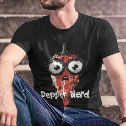 Pepper Nerd, Hot Pepper Short Sleeve T-Shirt