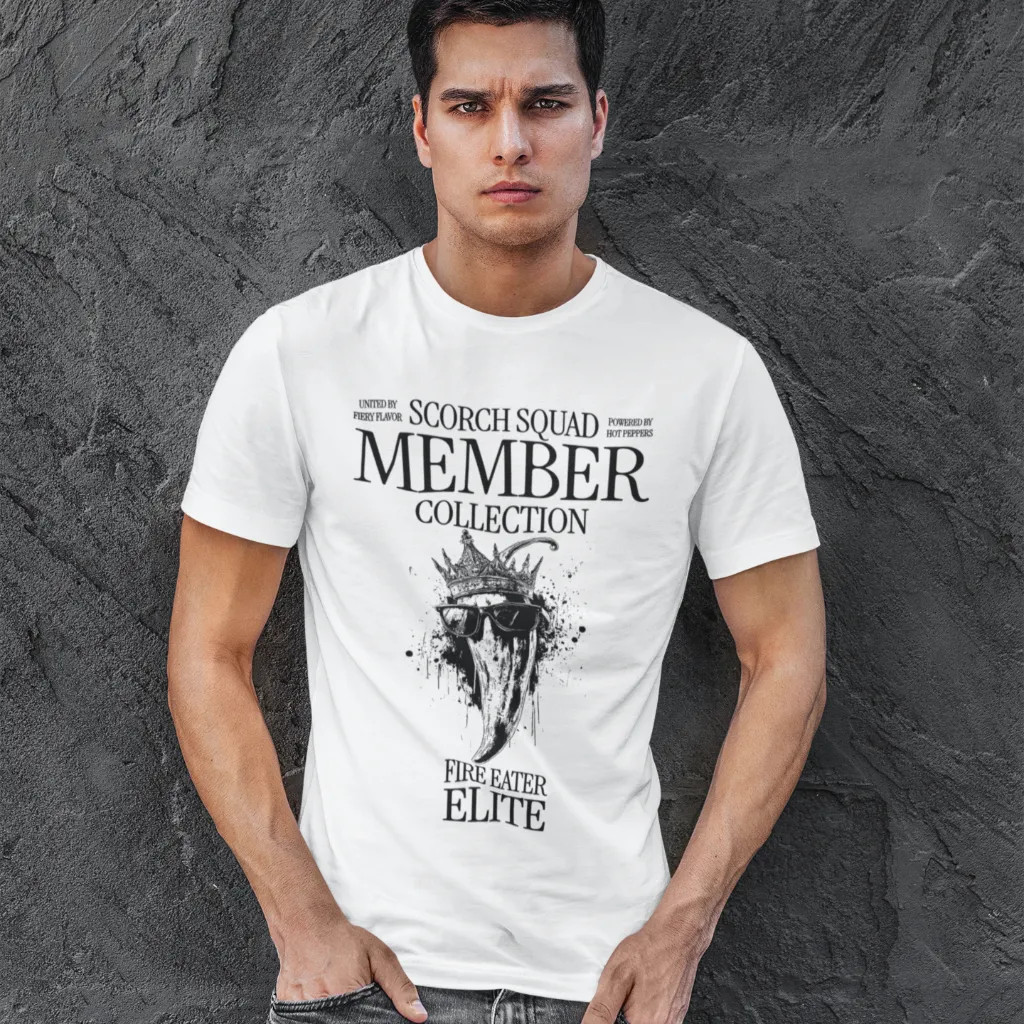 scorch squad member collection fire eater elite white t-shirt